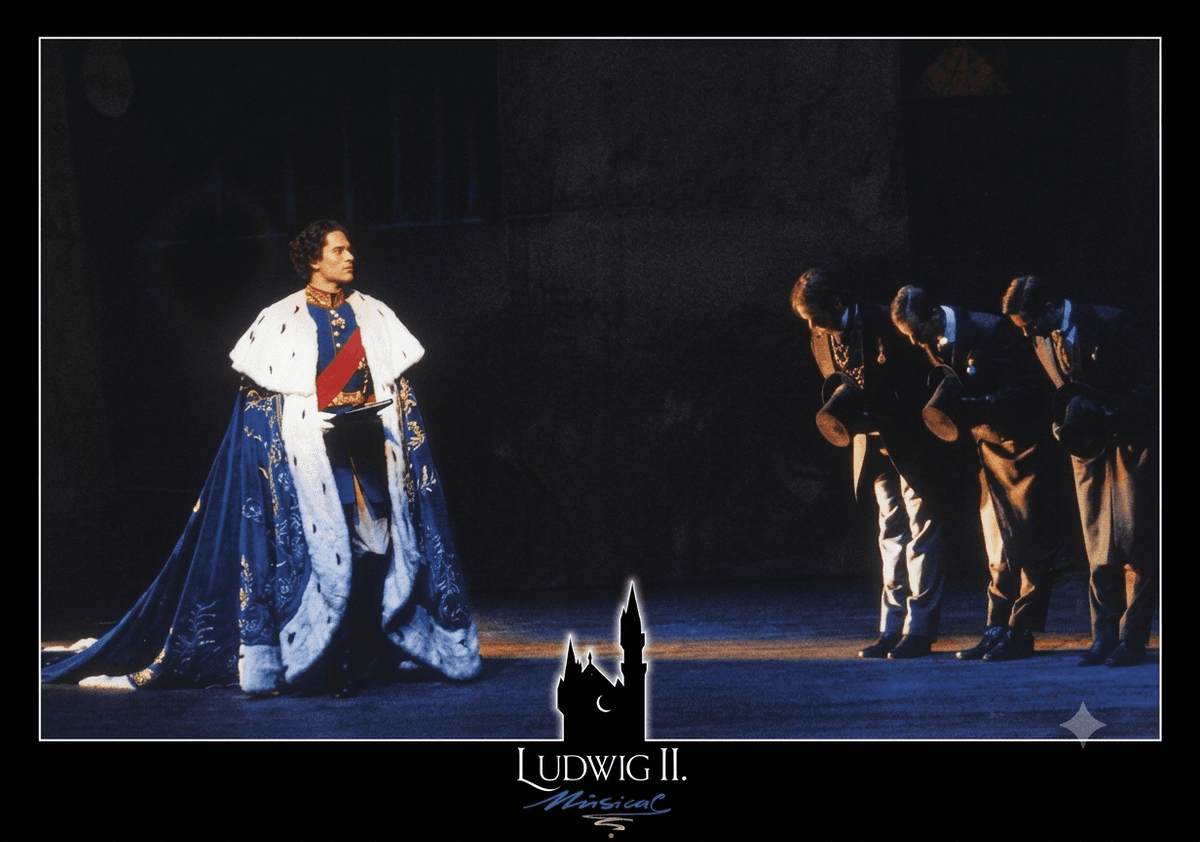 Titelrolle in "Ludwig II - Sehnsucht nach dem Paradies", Füssen 2000