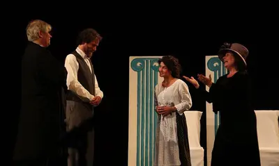 Figaro in "Die Hochzeit des Figaro", KWG Höxter 2015/16 (mit Dietmar Meletzus, Nora Schlanstedt und Ursula Elsner)