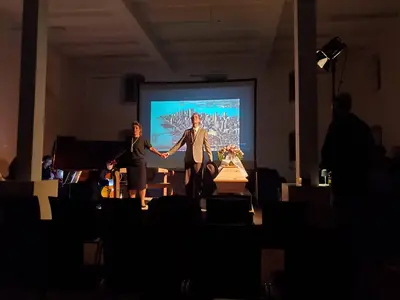 2024 Max Greitzer in Jean Goldenbaums "Di viderbagegenish" mit Leonore von Falkenhausen